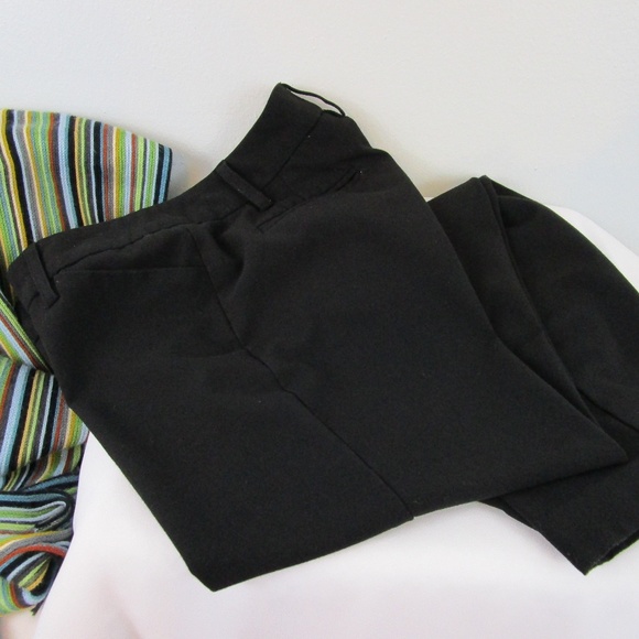 Basic Black Wide Leg Dress Pants - Picture 5 of 7